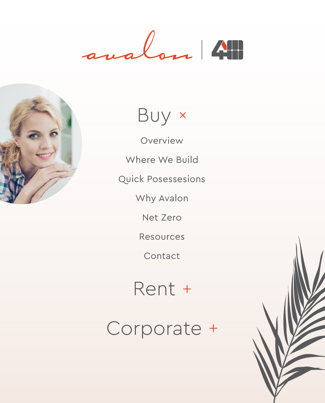Avalon Master Builder - Website Navigation